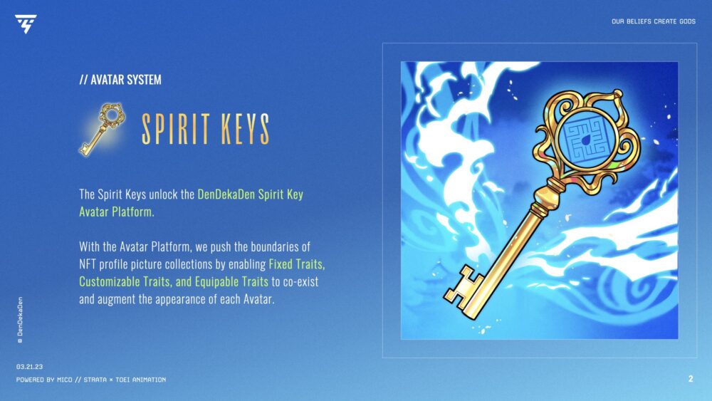 SPIRIT KEYS AVATARS